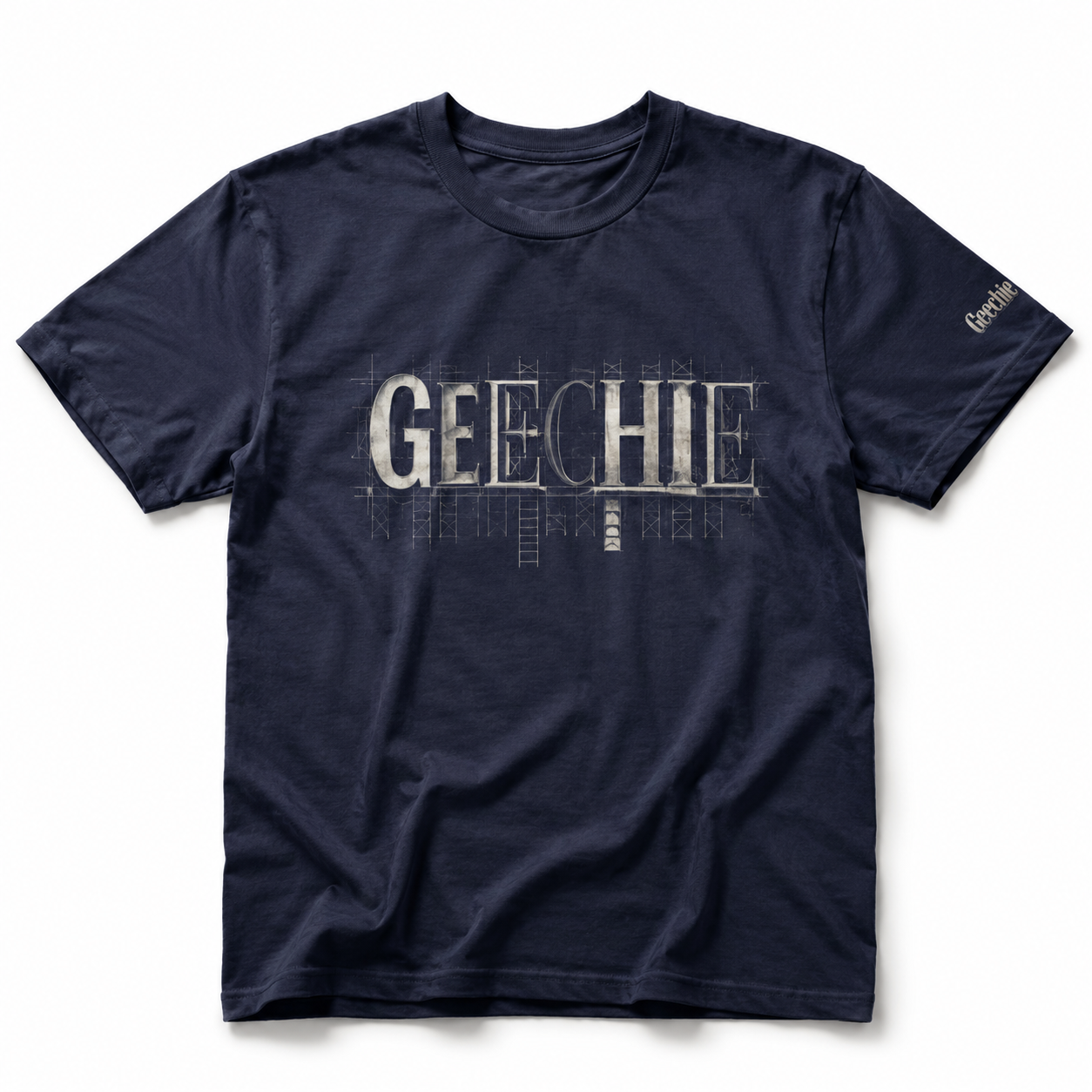 Geechie Architectural Blueprint Heritage Graphic Tee