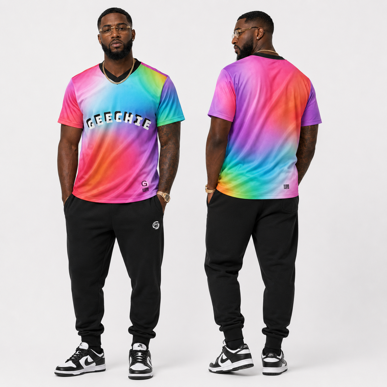 Model-styled GEECHIE Standing on the Promises of Gawd Jersey product image 1