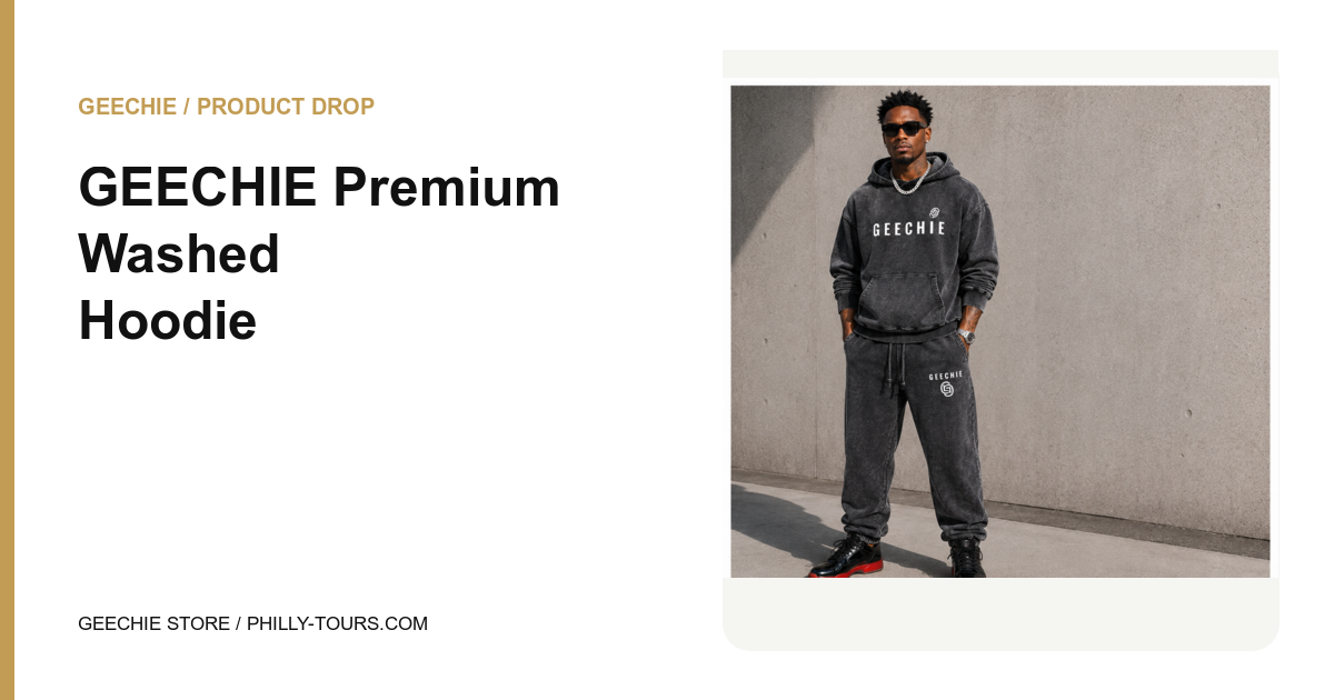GEECHIE Premium Washed Hoodie