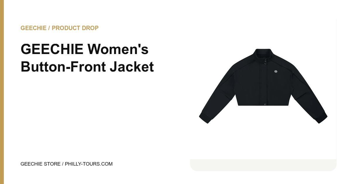 GEECHIE Women's Button-Front Jacket