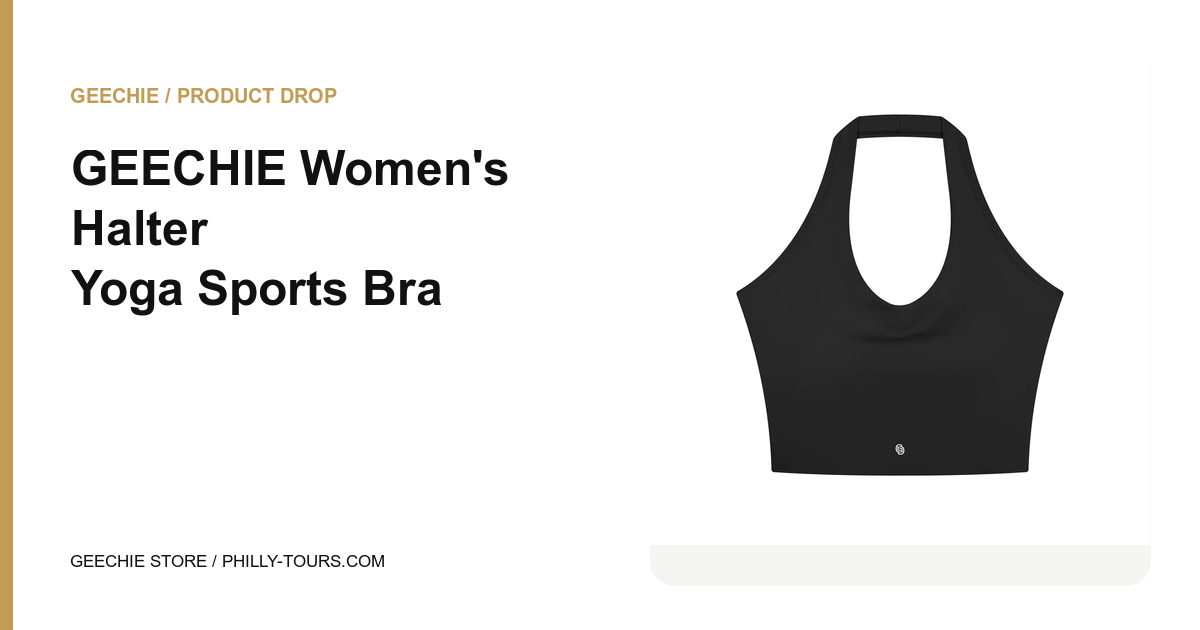 GEECHIE Women's Halter Yoga Sports Bra
