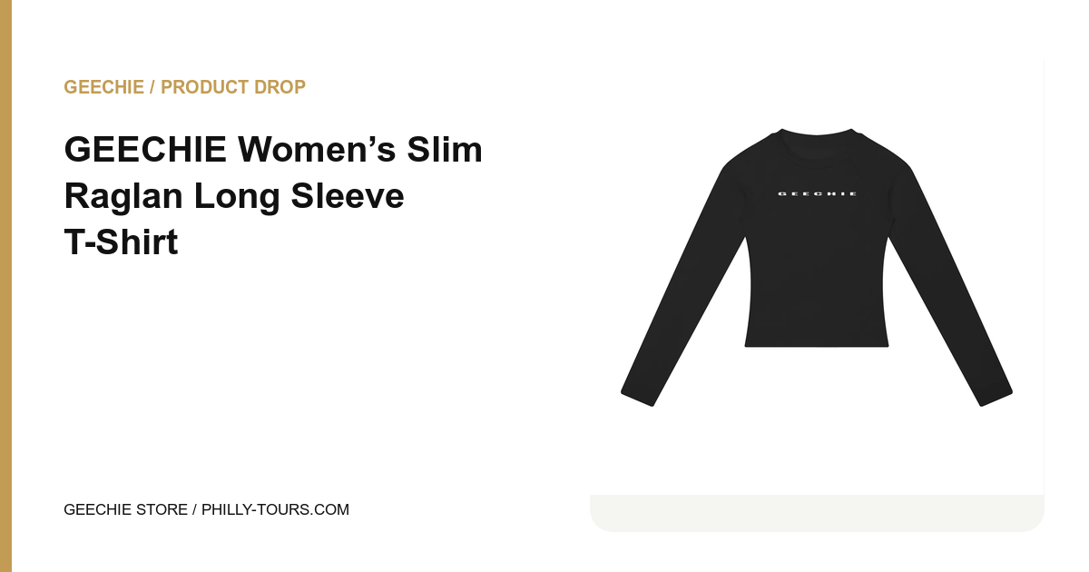 GEECHIE Women’s Slim Raglan Long Sleeve T-Shirt
