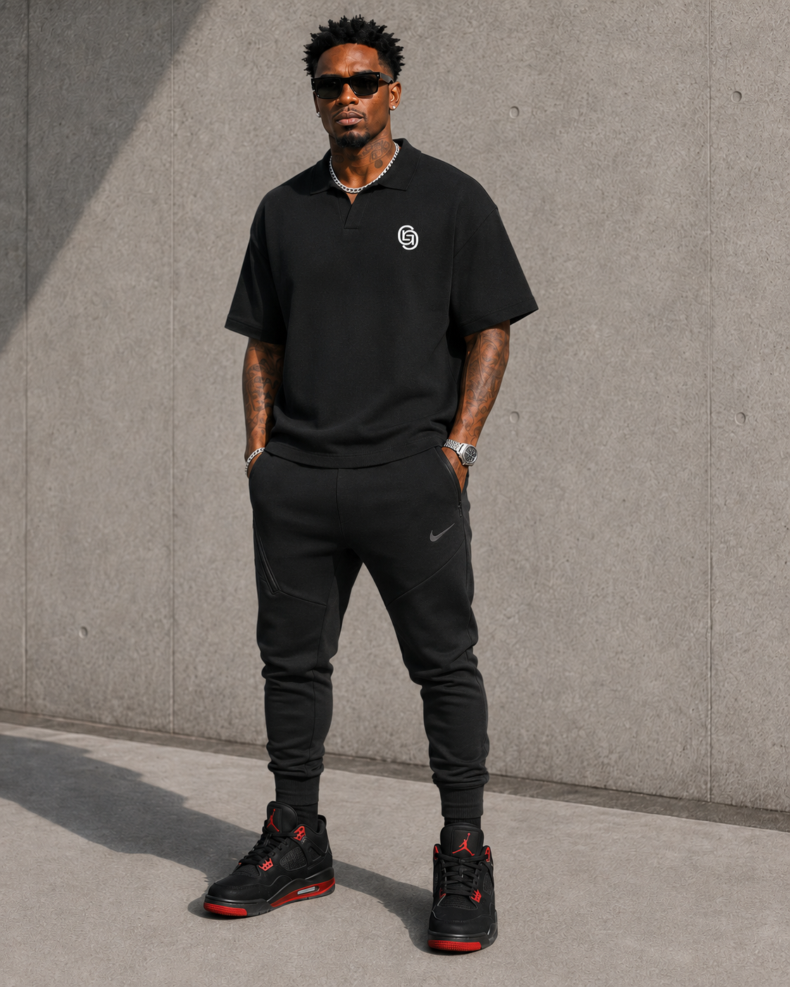 GEECHIE Luxury Minimalist Polo — Mild Apricot color mockup 1