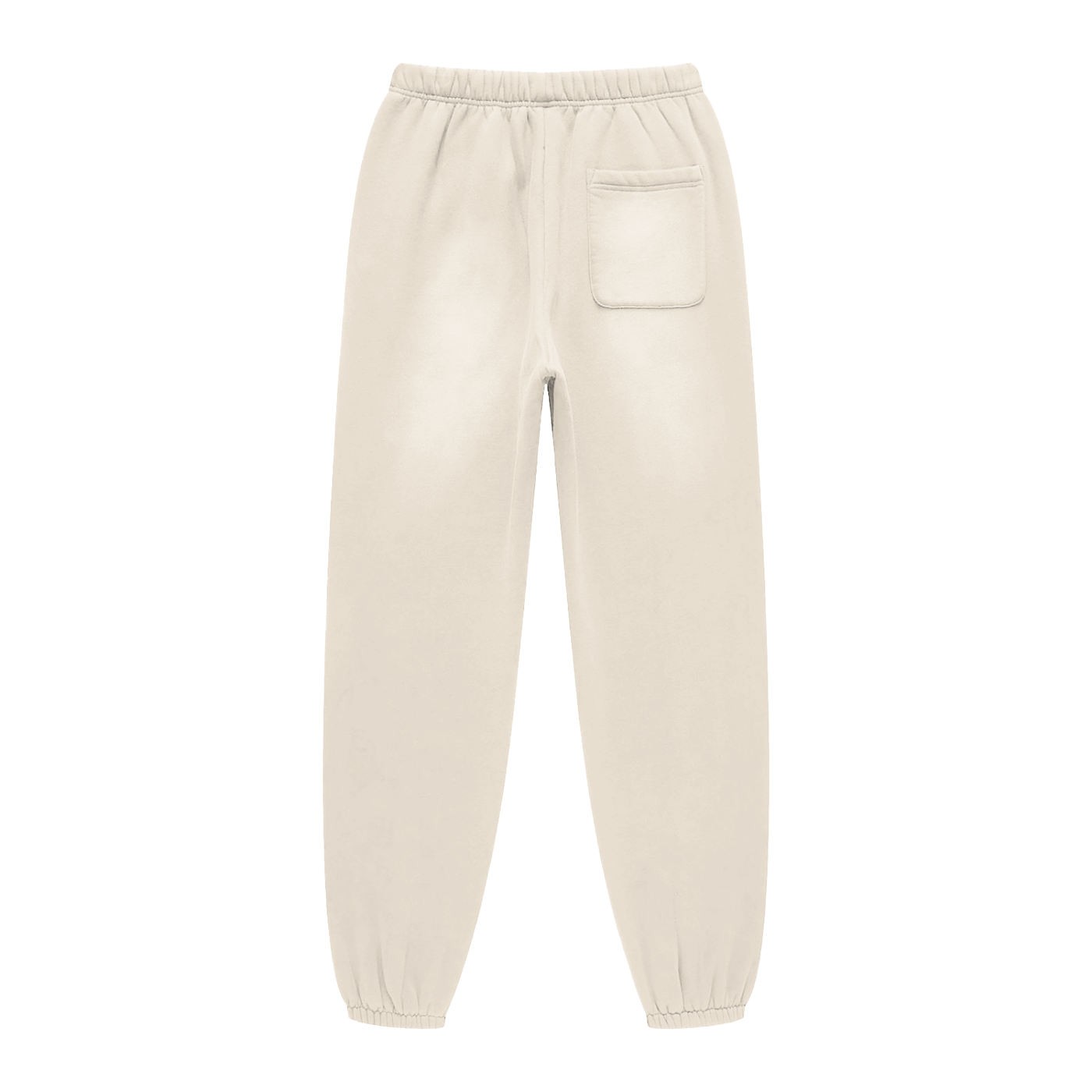 GEECHIE Sunfade Fleeced Sweatpants — Cream color mockup 2